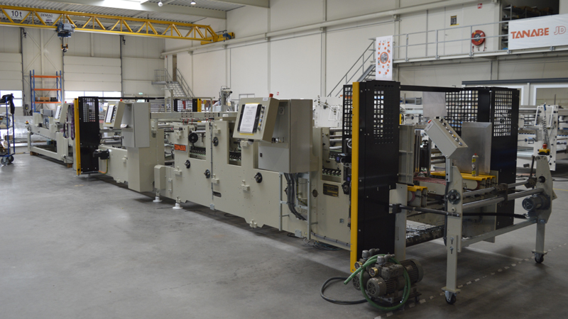 Refurbished folding-gluing machines
